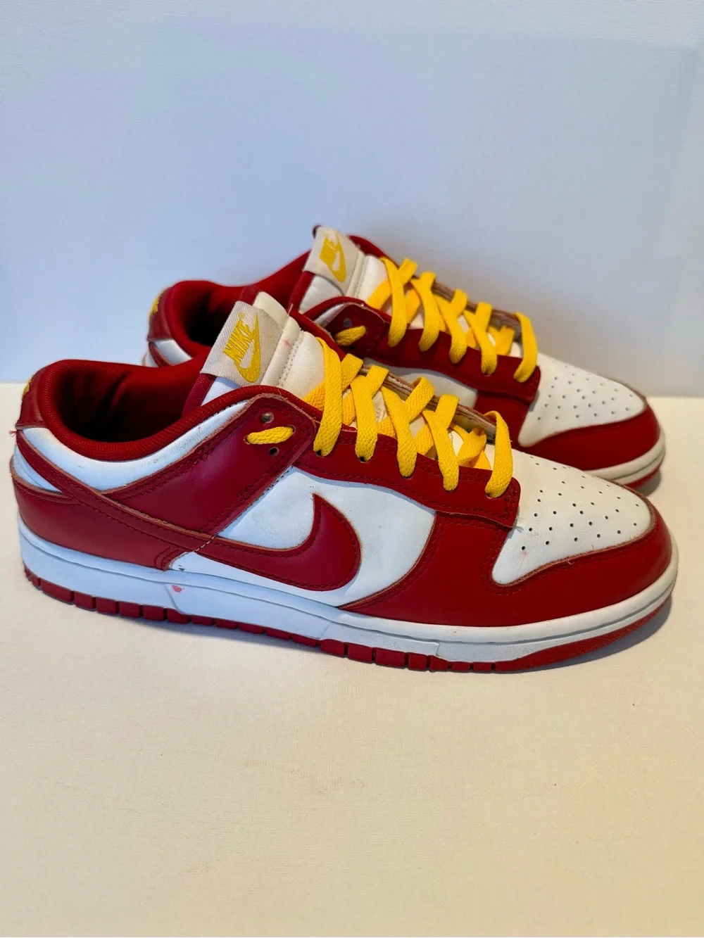 Nike Dunk Low Retro USC Gym Red White Gold - Men’s 9.5 / Women’s 11
